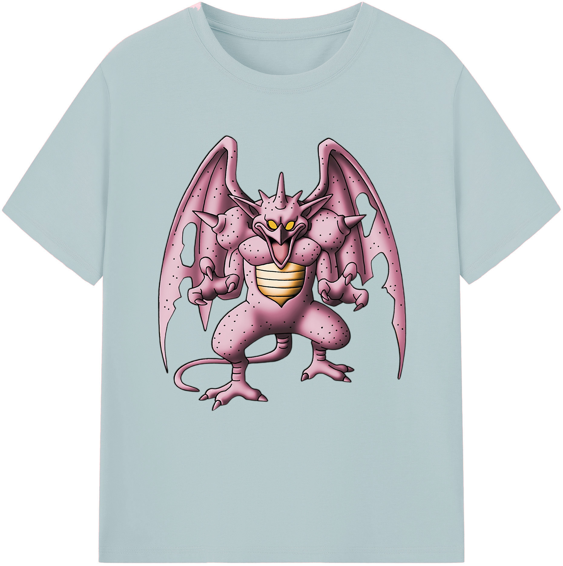 （画像用） ドラゴンクエスト Doragon Kuesuto Dragon Quest 綿100％半袖Tシャツ（フロントプリント）